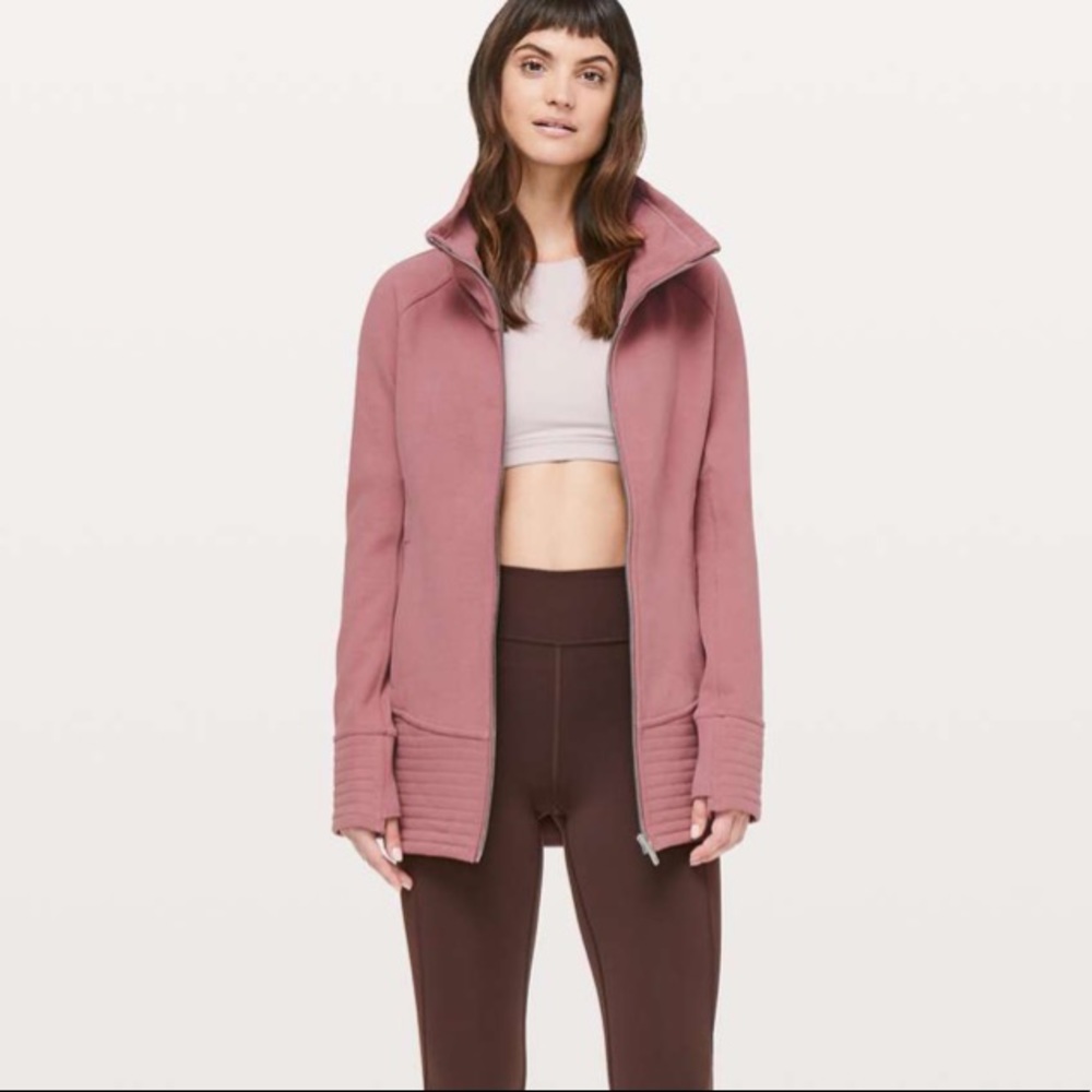 Lululemon Cotton Fleece Spanish Rose Radiant Jacket